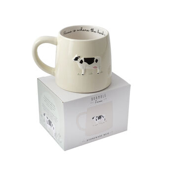Bramble Farm Dairy Cow Stoneware Mug In Gift Box, 2 of 6