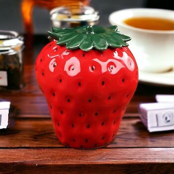 Stunning Strawberry Shape Storage Jar, 7 of 7
