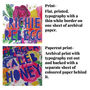 Personalised Family Watercolour Florals Papercut Print, thumbnail 10 of 12