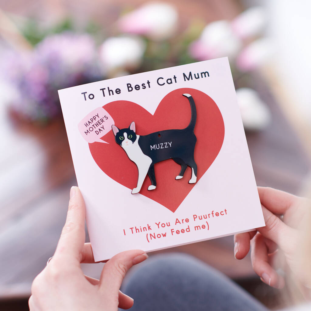Personalised Mother's Day Cat Breed Card Sent Direct, 1 of 6