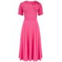 Cindy Dress In Raspberry Vintage 1940s Style, thumbnail 1 of 3