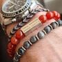 Men's Personalised Fire Sign Bead Bracelet, thumbnail 2 of 6