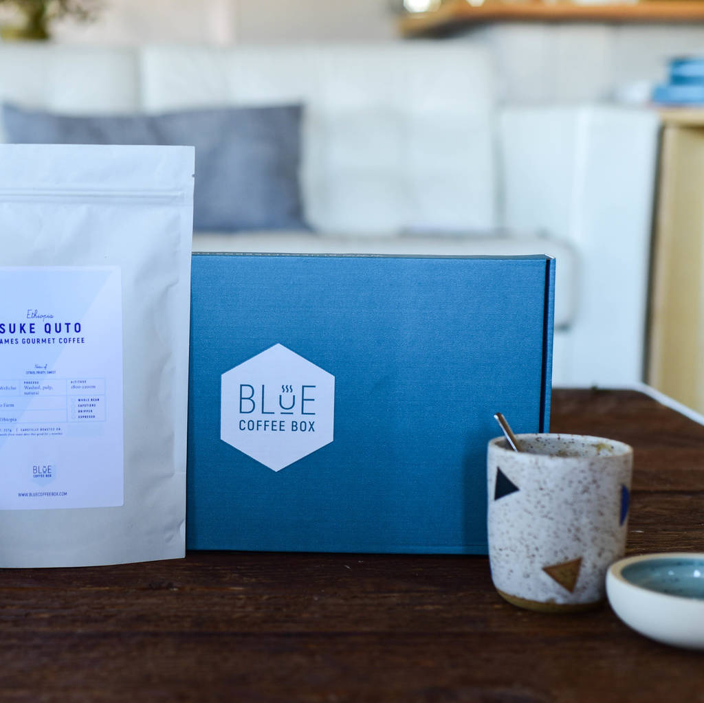 Gourmet Coffee Gift Bag By Blue Coffee Box
