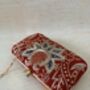 Peacock Red Rectangular Clutch, thumbnail 8 of 9