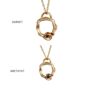 Small Branch Gold Vermeil Plated Birthstone Necklace, thumbnail 4 of 12