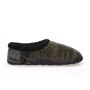 Adam Khaki Grey Aztec Mens Slippers/Indoor Shoes, thumbnail 3 of 8