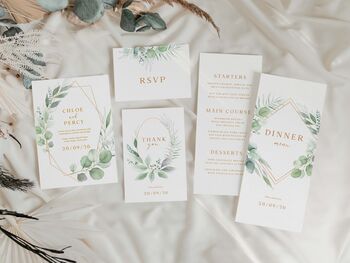 Eucalyptus Greenery Wedding Save The Dates, 4 of 4