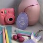 Personalised 'My First Easter' Egg Decoration Purple, thumbnail 1 of 8