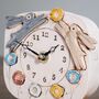 Buuny Rabbit, Hare, Meadow Small Personalised Clock, thumbnail 3 of 7
