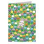 Cute Bunny Floral Greeting Card, thumbnail 1 of 2