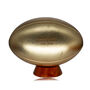 Personalised Full Cowhide Leather Rugby Ball – Gold Foil Edition Personalised With Laser Engraving, thumbnail 1 of 4