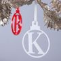 Personalised Letter Christmas Bauble, thumbnail 3 of 8