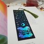 Welsh Cymraeg Holographic Astro Bookmark, thumbnail 4 of 5