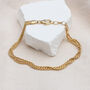 Personalised Gold Triple Rope Chain Bracelet, thumbnail 2 of 3