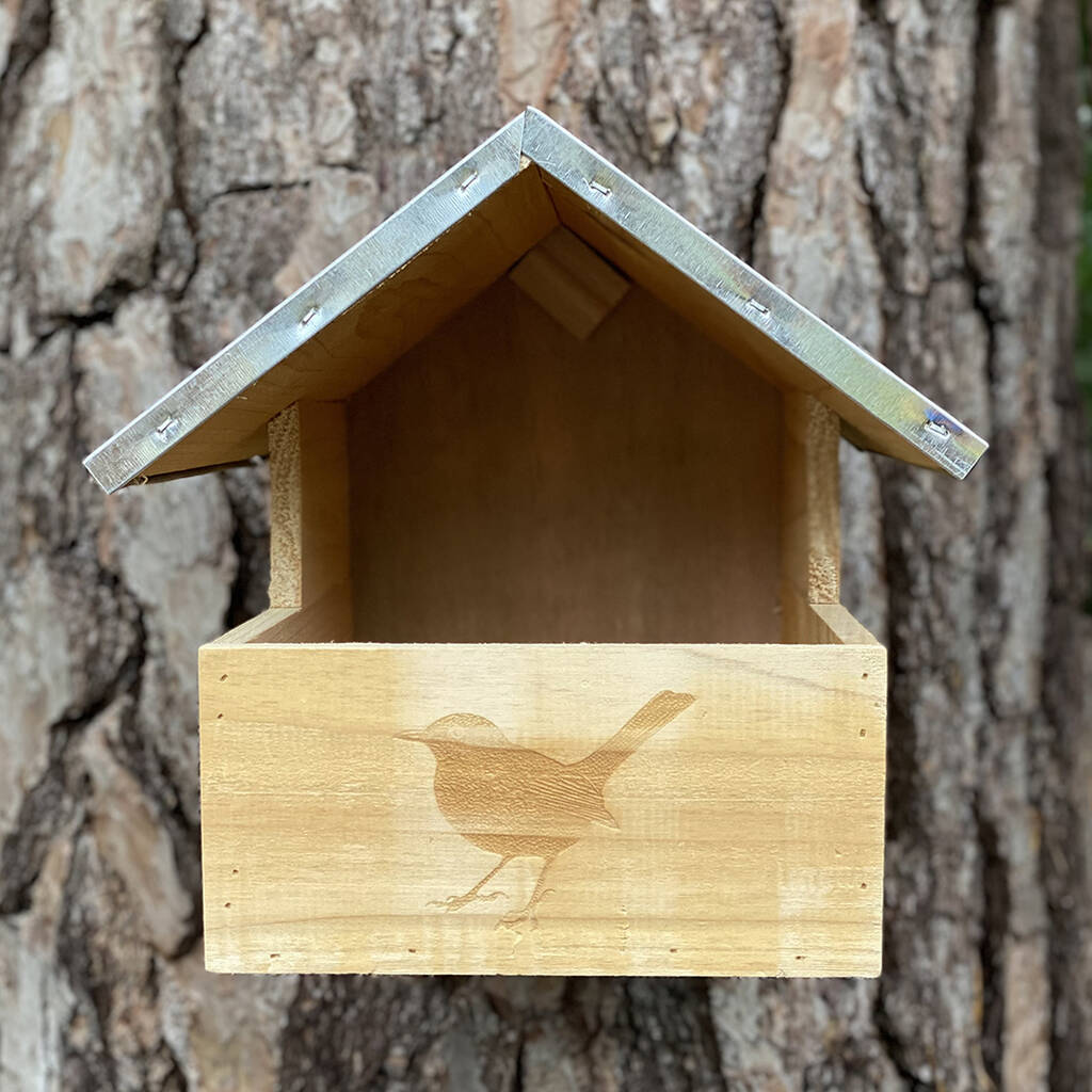 Blackbird Nest Box With Metal Roof By Garden Selections ...