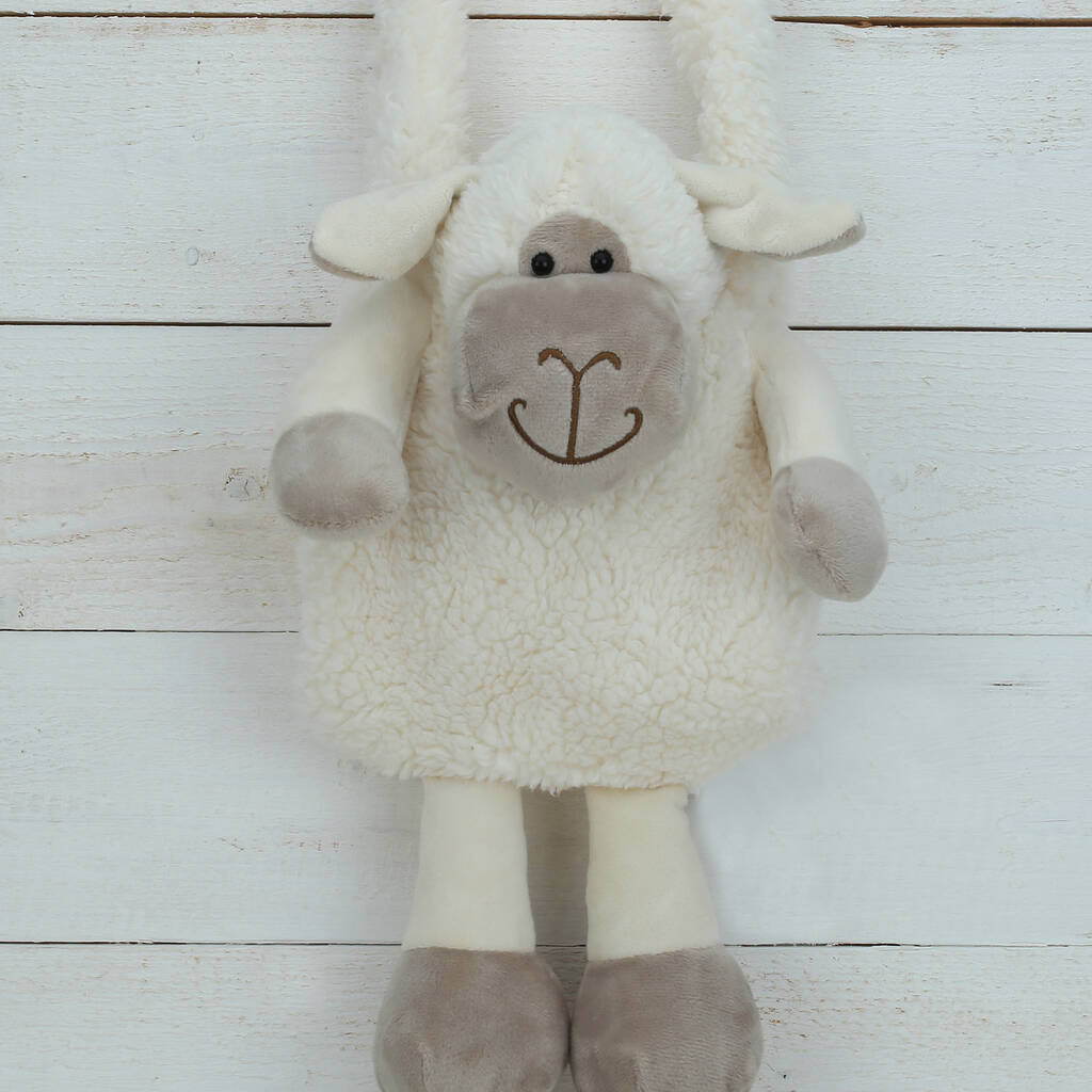 Snuggly Sheep Plush Soft Toy Hand Muff, 1 of 3