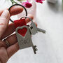 Personalised Heart Metal Keyring For Valentine's Day, thumbnail 7 of 10