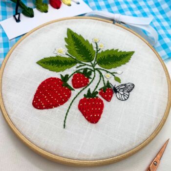 Strawberry Embroidery Kit, 3 of 12