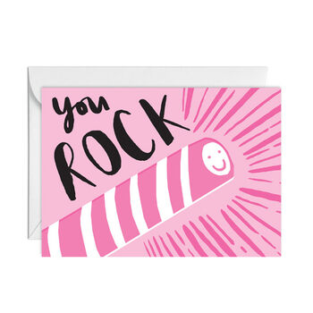 You Rock Greetings Card, 2 of 2