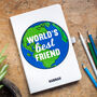 'World's Best Friend' Personalised Notebook, thumbnail 1 of 7