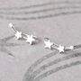 Sterling Silver Constellation Ear Climbers, thumbnail 4 of 5