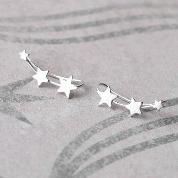 Sterling Silver Constellation Ear Climbers, 4 of 5