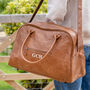 Personalised Classic Weekend Faux Leather Bag, thumbnail 3 of 7
