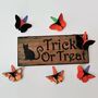 Halloween Fabric, Origami Butterflies, Hair Clip/Bands, thumbnail 1 of 11