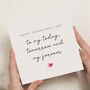 Personalised My Forever Valentine's Card For Partner, thumbnail 1 of 7