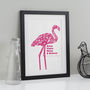 Personalised Flamingo Print, thumbnail 1 of 5