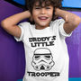 Daddy's Little Trooper Kid's T Shirt, thumbnail 2 of 2