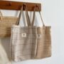 Beige Houndstooth Tote Bag, thumbnail 6 of 7