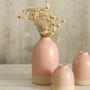 Handmade Stone Medium Ceramic Vase, thumbnail 4 of 11