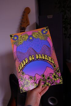 Field Of Dreams Psychedelic Poster Print, 2 of 3