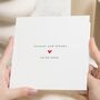 Personalised Forever And Always Anniversary Card, thumbnail 1 of 7