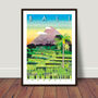 Bali, Indonesia Illustrated Travel Print, thumbnail 2 of 3