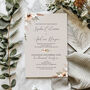 Boho Wedding Invitations Pack Of 10 Including Envelopes, thumbnail 5 of 5