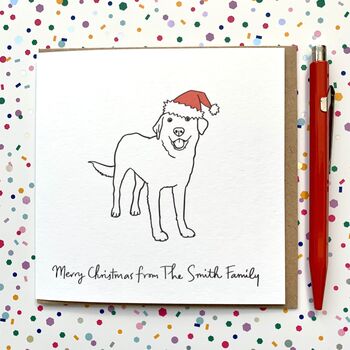 Personalised Dog Christmas Card, 7 of 11