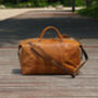 Classic Traveller Genuine Leather Holdall, thumbnail 1 of 8