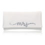 Mrs Bridal Clutch With Flourish Font, thumbnail 2 of 5