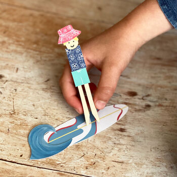Make Your Own Surfer Peg Doll, 7 of 9