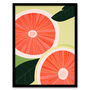 Guava In Java Fruit Orange Green Kitchen Wall Art Print, thumbnail 5 of 6