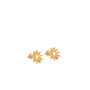 Flower Stud Earrings Gold Vermeil, thumbnail 2 of 4