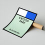 Ewood Park Monopoly Blackburn Football Print, thumbnail 2 of 2