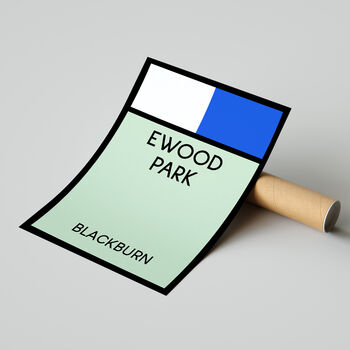 Ewood Park Monopoly Blackburn Football Print, 2 of 2