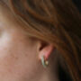 Ortigia Chrysoprase Hoop Earrings, thumbnail 2 of 4