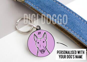 Bull Terrier Outline ID Tag, 2 of 4