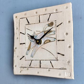 Wall Clock Jumping Cat, 2 of 5
