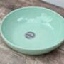 Turquoise Triangle Patterned Pasta/Serving Bowl, 22cm, thumbnail 2 of 2