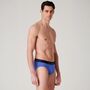 Men's 'Summertime Blues' Three Pack Cotton Briefs, thumbnail 9 of 10